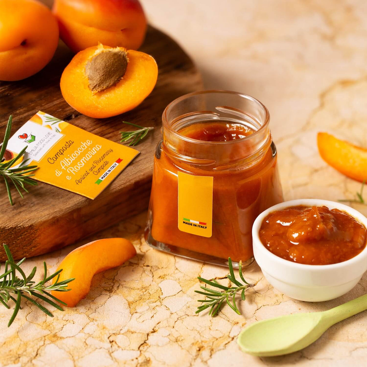 Apricot and Rosemary Compote