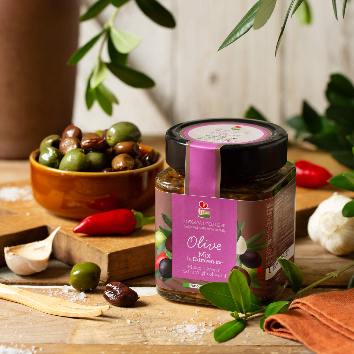 Tuscan Olive Quartet - EMILIA FOOD LOVE Selected with love in Italy